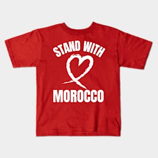 Stand with Morocco Kids T-Shirt